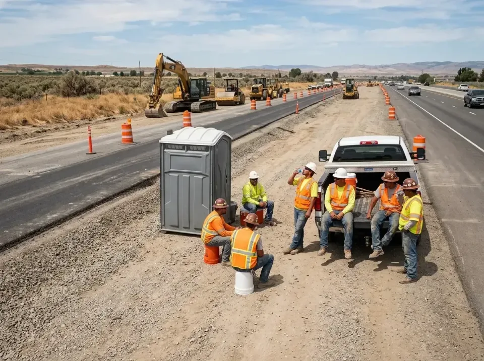 highway-road-construction-crew-007 — frequently asked questions, Porta Potty and Restroom Rentals in Wind Lake, WI